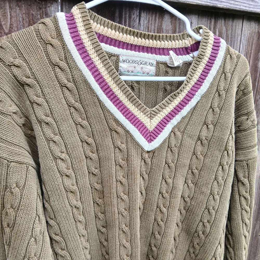 Vintage Woods & Gray Sweater - Picture 11 of 14